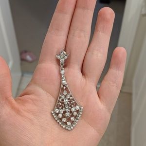 David's Bridal earrings